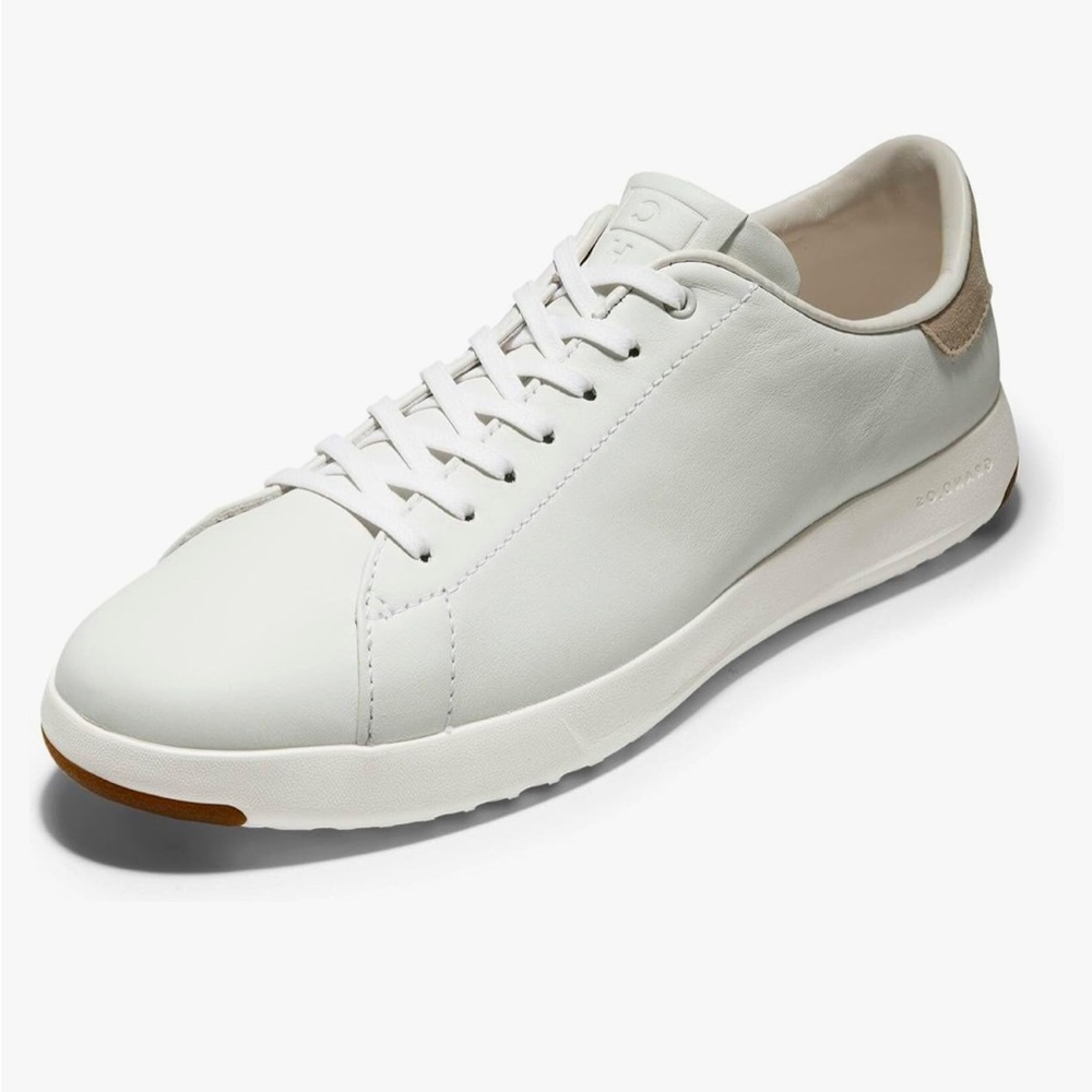 Cole Haan Men's White Leather Sneakers